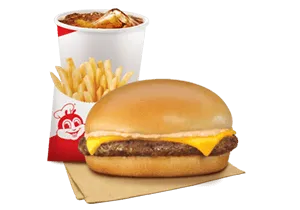 Cheesy Yumburger With Fries & Drink