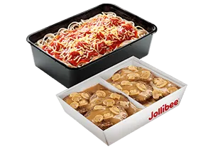 Jollibee Burger Steak Menu Price Philippines 5 6-pc. Burger Steak With Jolly Spaghetti Family Pan