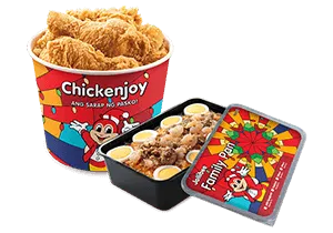 6 - pc. Chickenjoy with Palabok Family Pan