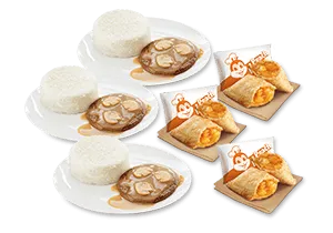 Jollibee Burger Steak Menu Price Philippines 2 Burger Steak Family Savers