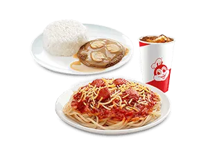 Jollibee Burger Steak Menu Price Philippines 15 Jolly Spaghetti With 1 - pc. Burger Steak With Drink